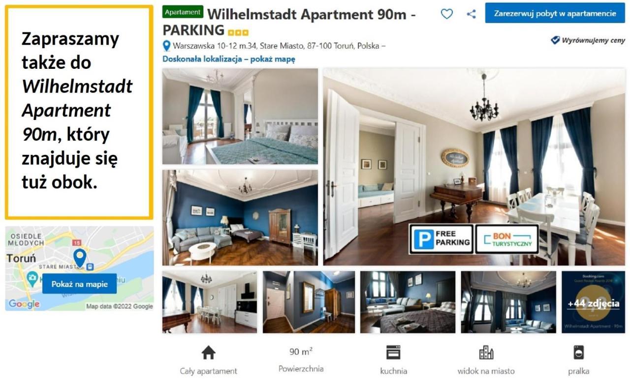Wilhelmstadt Apartment 60M - Parking Stary Toruń 외부 사진